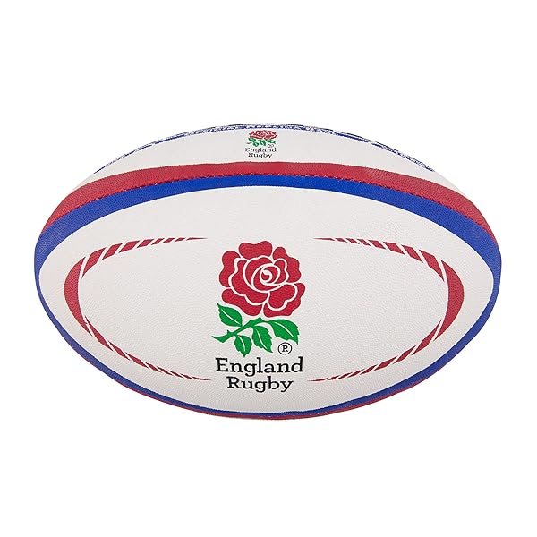Gilbert Buy Gilbert England Replica Ball Size 5 - Perfect for Rugby Fans & Players