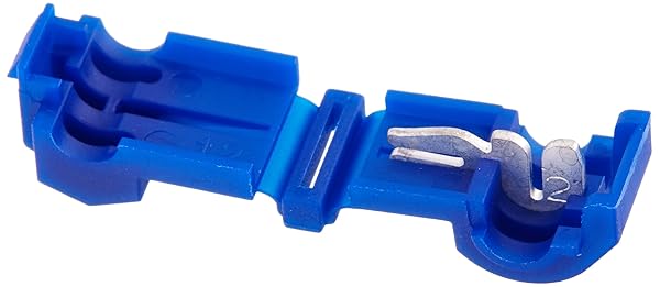 Install Bay Buy Bay BTT Blue Insulation Displacement T-Tap Connectors 16-14 Gauge - 100 Pack for Easy Wiring Solutions - View 4 of 4