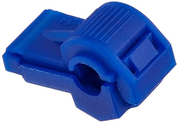 Install Bay Buy Bay BTT Blue Insulation Displacement T-Tap Connectors 16-14 Gauge - 100 Pack for Easy Wiring Solutions - View 2 of 4