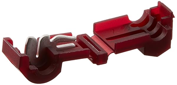 Install Bay Buy Bay RTT Red Insulation Displacement T-Tap Connectors 22-18 Gauge - 100 Pack for Easy Electrical Connections - View 2 of 2