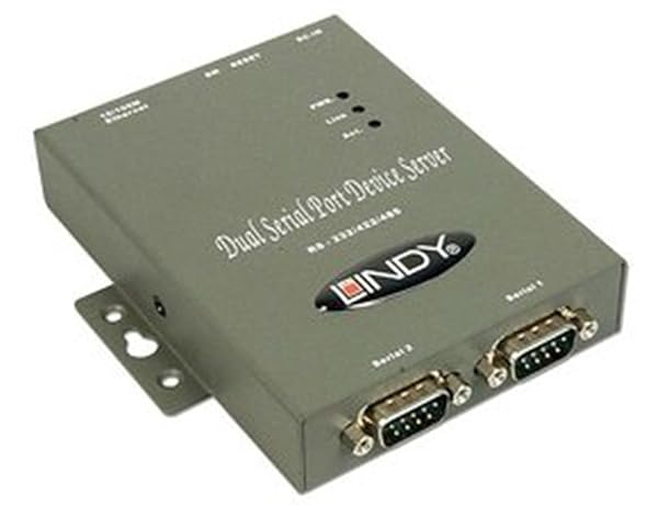 Lindy Buy LINDY 2 Port IP Serial Server (25104) - Fast & Reliable Networking Solution