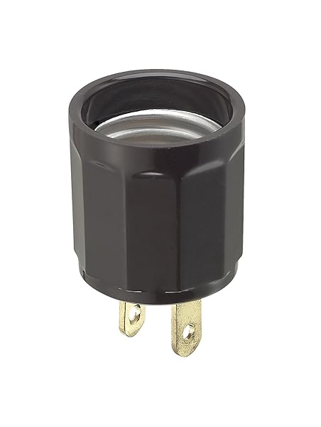 Leviton Leviton 61 660W 125V Polarized Outlet-to-Lampholder Adapter - Brown | Buy Now!