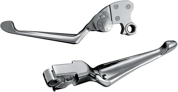 Kuryakyn Boss Blades Adjustable Clutch Lever for 1996-2017 Harley-Davidson - Kuryakyn 1080 Chrome & Black Handlebar Accessory - View 2 of 2