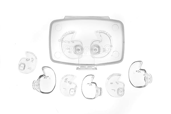 Doc's Proplugs Docs Proplugs Clear Vented Adult Combo Pack for Comfortable Ear Protection and Hearing Enhancement