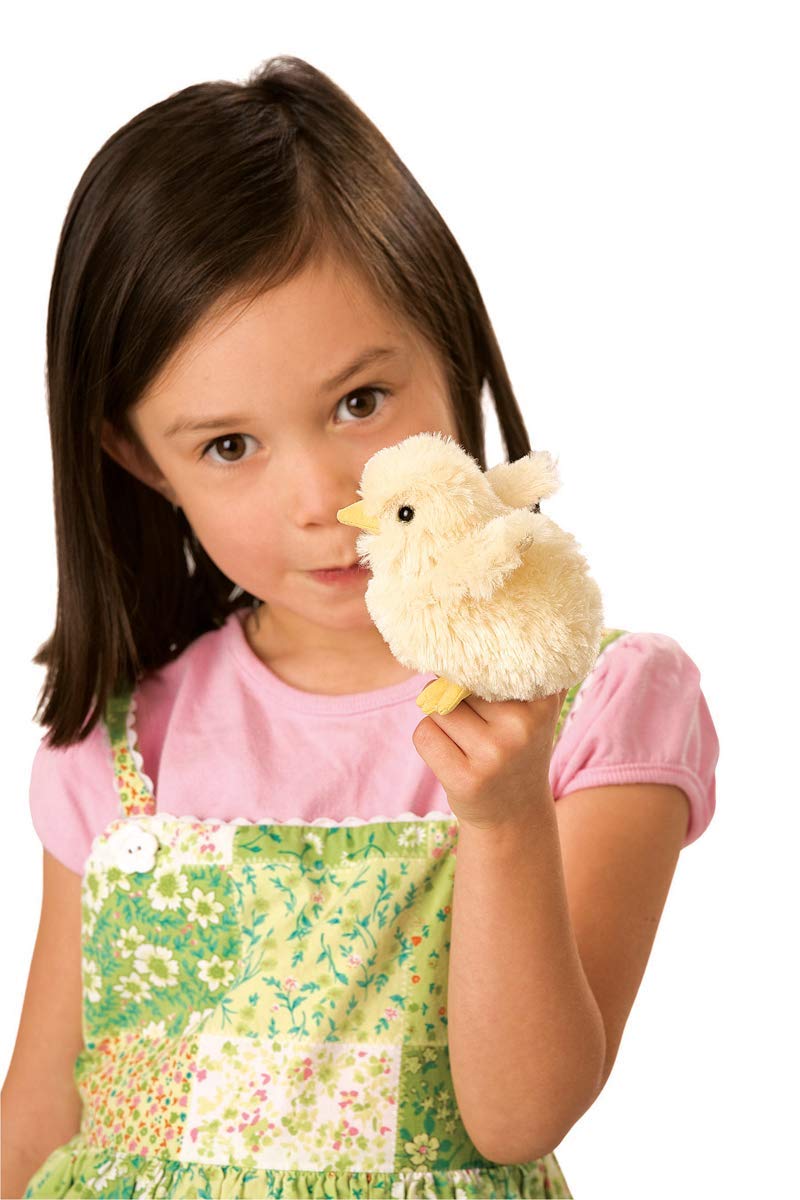 Folkmanis Folkmanis Mini Chick Finger Puppet Yellow Perfect for Kids and Storytelling Fun - View 2 of 2