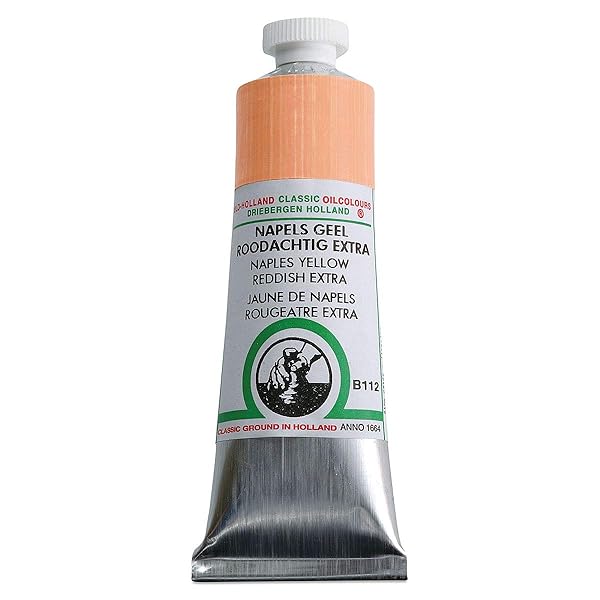Old Holland Classic Oil Color - Naples Yellow Reddish 40ml Tube for Vibrant Artistry