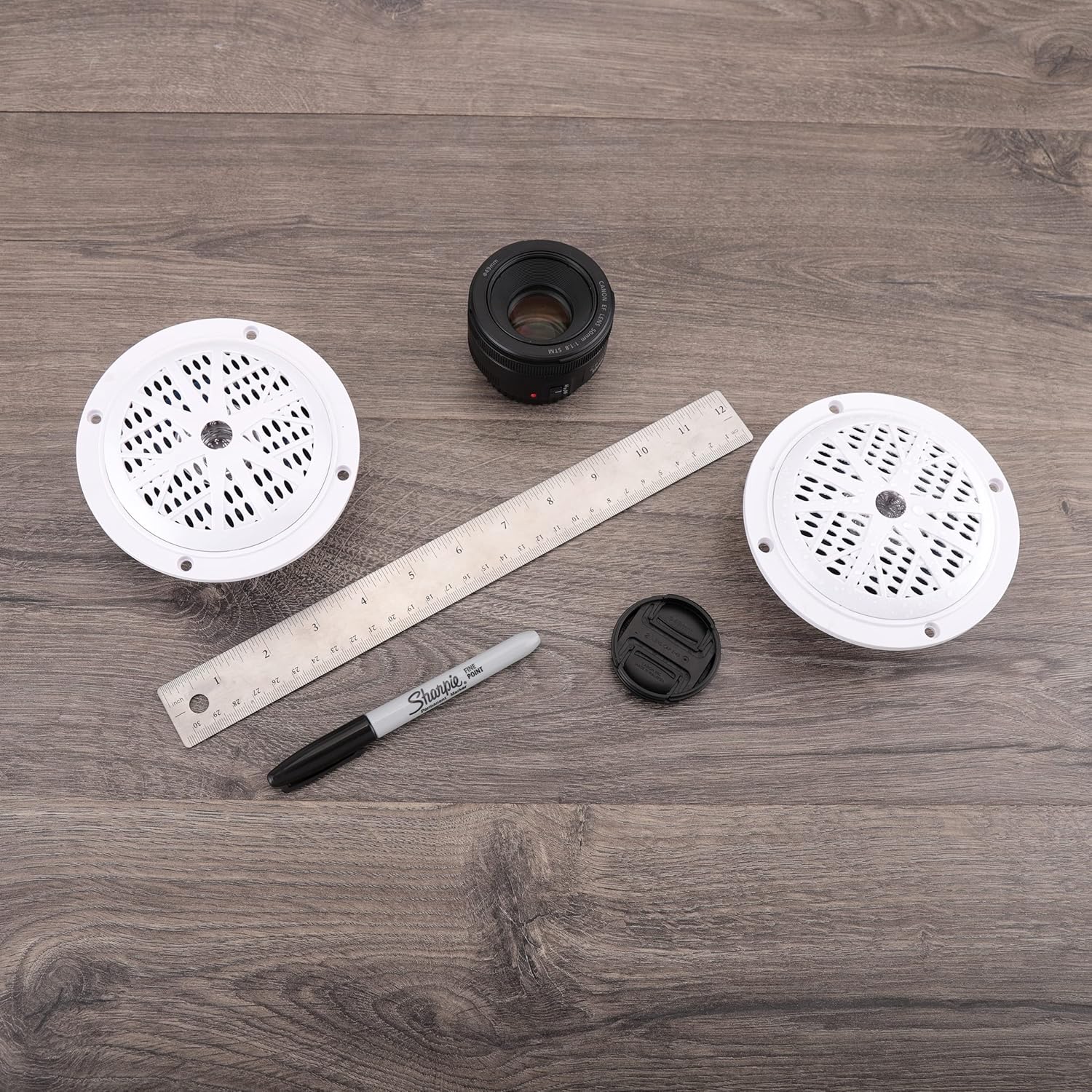 Pyle Pyle 4 Inch Dual Marine Speakers Waterproof Outdoor Audio System with Polypropylene Cone and Low Profile Design White Pair PLMR41W - View 9 of 9