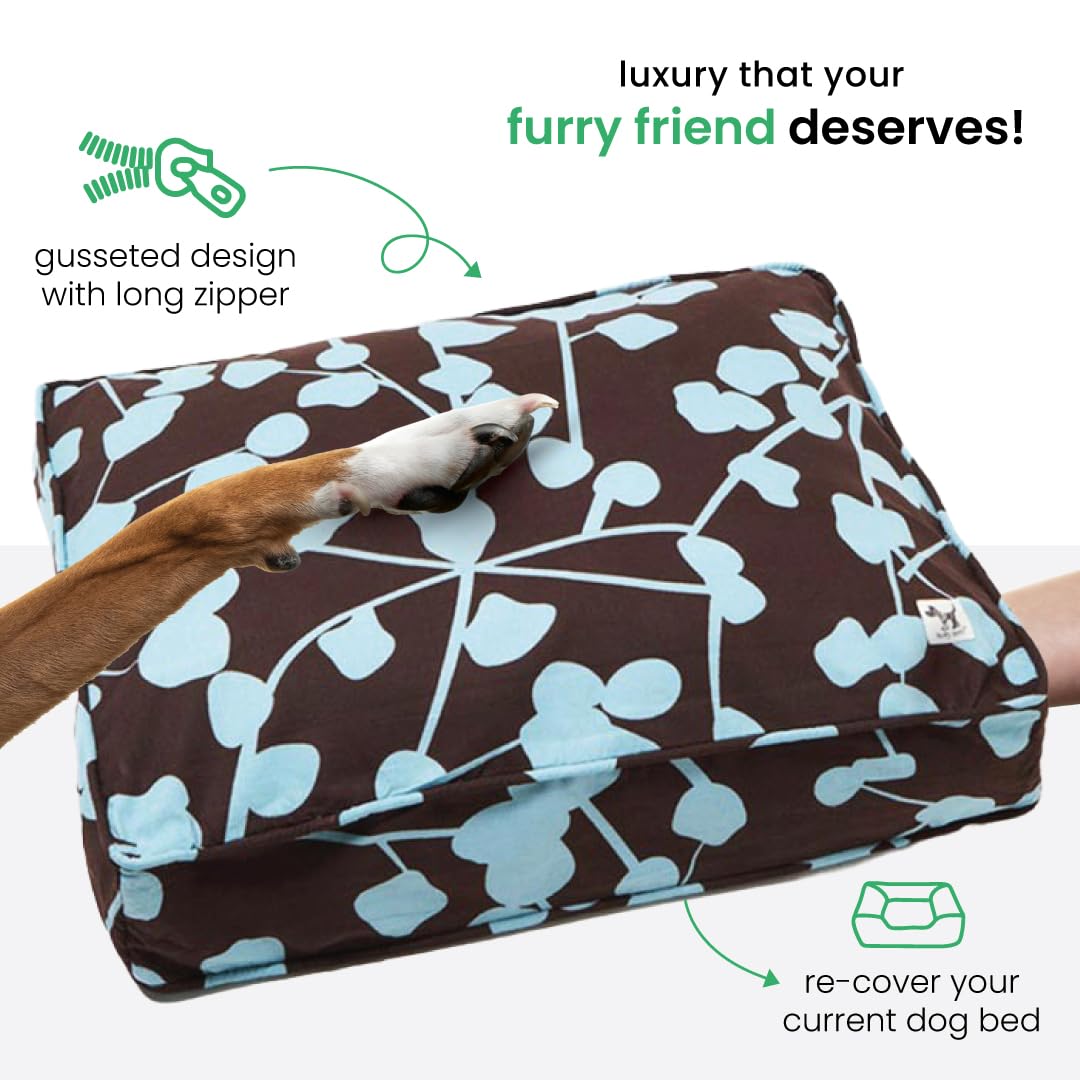Molly Mutt Molly Mutt Your Hand in Mine Dog Bed Duvet Cover 100 Cotton Canvas Durable Washable Safe for Pets 22 x 27 x 5 Inches - View 5 of 7