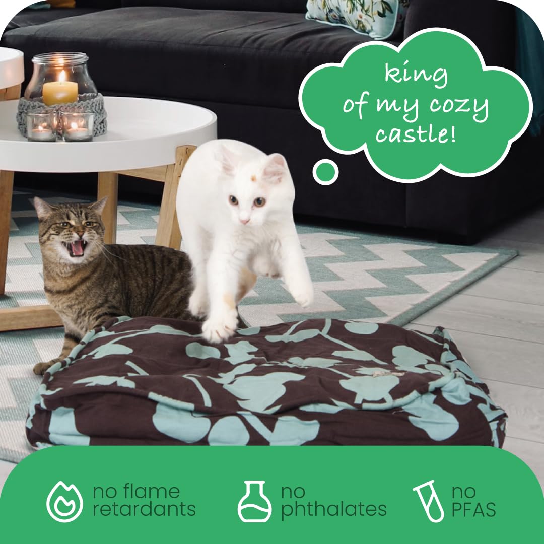 Molly Mutt Molly Mutt Your Hand in Mine Dog Bed Duvet Cover 100 Cotton Canvas Durable Washable Safe for Pets 22 x 27 x 5 Inches - View 6 of 7