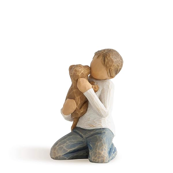 Willow Tree Willow Tree Kindness Boy: Hand-Painted Figure for Pet Lovers & Family Relationships - View 2 of 8