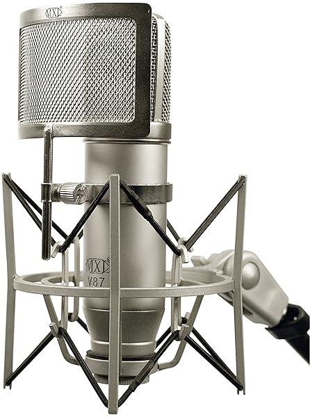 MXL Buy MXL-V87 Low Noise FET Condenser Microphone - Superior Sound Quality for Studio & Home Recording - View 4 of 5