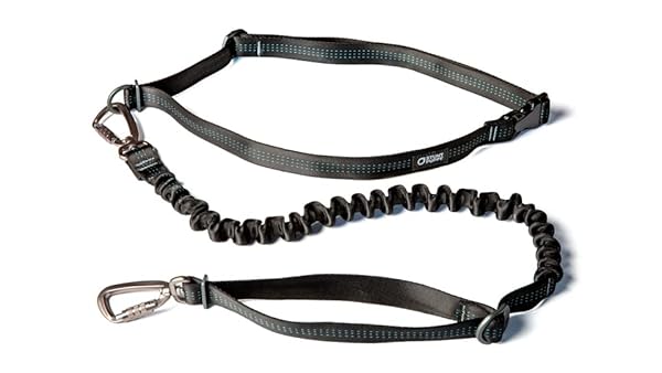 Stunt Puppy Stunt Puppy Stunt Runner Hands Free Dog Leash Black for Active Pet Owners