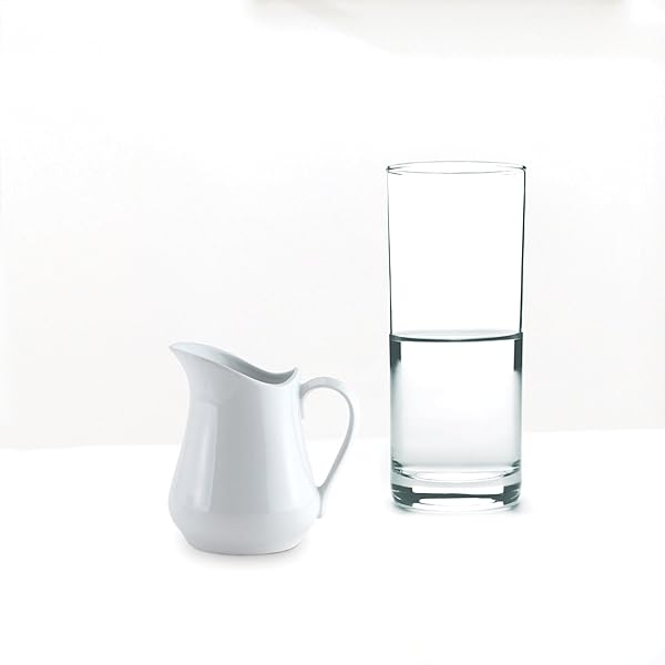 HIC Kitchen Buy HIC Kitchen Creamer Pitcher - 4oz Fine White Porcelain with Handle for Perfect Coffee & Tea Service - View 4 of 8