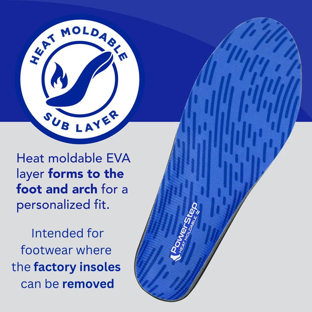 Archmolds Maximum Cushion Insole for Men Size 7 to 9 in Blue for Ultimate Comfort and Support - View 5 of 7