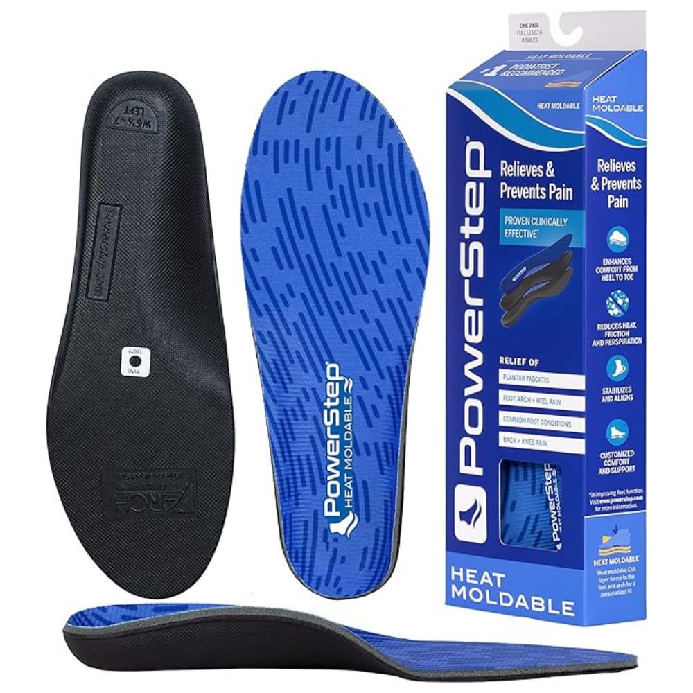 Archmolds Maximum Cushion Insole for Men Size 7 to 9 in Blue for Ultimate Comfort and Support
