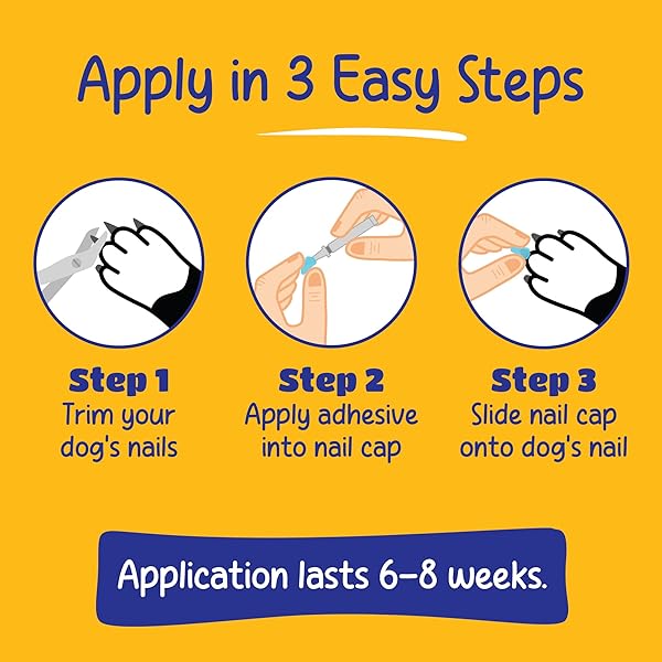 Soft Claws Soft Claws Canine Dog and Cat Nail Caps Take Home Kit Medium Pink for Safe and Comfortable Pet Nail Care - View 3 of 7