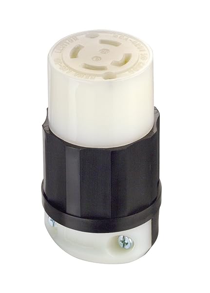 Leviton Leviton 2733 30 Amp 480V 3-Phase NEMA L16-30R Locking Connector - Industrial Grade Grounding