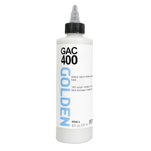 GOLDEN Golden Acrylic Medium GAC-400 Fabric 8 Oz - Versatile Art Supply for Artists