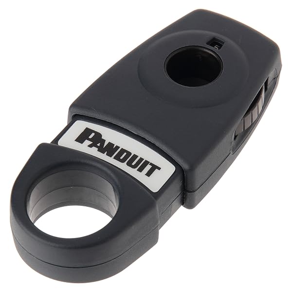 Panduit Panduit CJAST Adjustable Cable Jacket Stripping Tool - Single-Handed, Black | Efficient Wire Stripping Solution