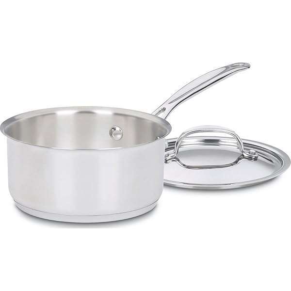 Cuisinart Buy Cuisinart 1 Quart Stainless Steel Saucepan with Cover - Chef's Classic Cookware Collection