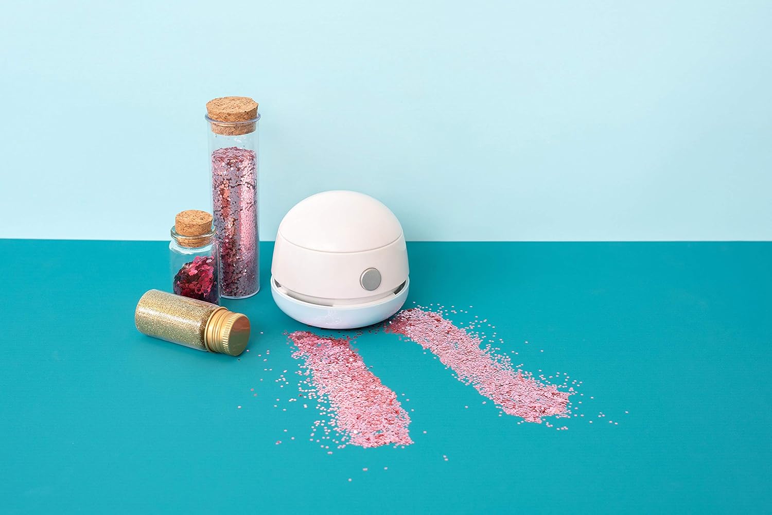 We R Memory Keepers We R Makers Mini Glitter Vac Compact USB Cleaner for Easy Crafting Scrapbooking Journaling Card Making and Printmaking - View 3 of 5