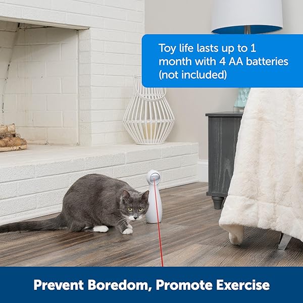 PetSafe PetSafe Bolt Automatic Interactive Laser Cat Toy with Adjustable Random Patterns for Engaging Playtime - View 7 of 8