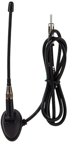 Jensen "JENSEN JAN139 6" Heavy-Duty Universal Rubber Mast Antenna - Top/Side-Mount, Black" - View 4 of 4