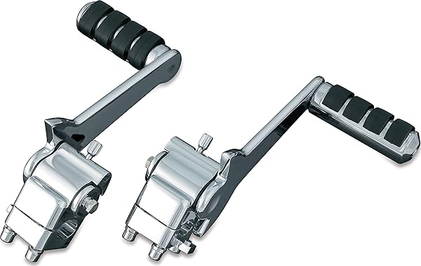 Kuryakyn Adjustable Kuryakyn 4571 Motorcycle Footpegs for 2007-09 Harley-Davidson - Chrome Passenger Pegs - View 2 of 6