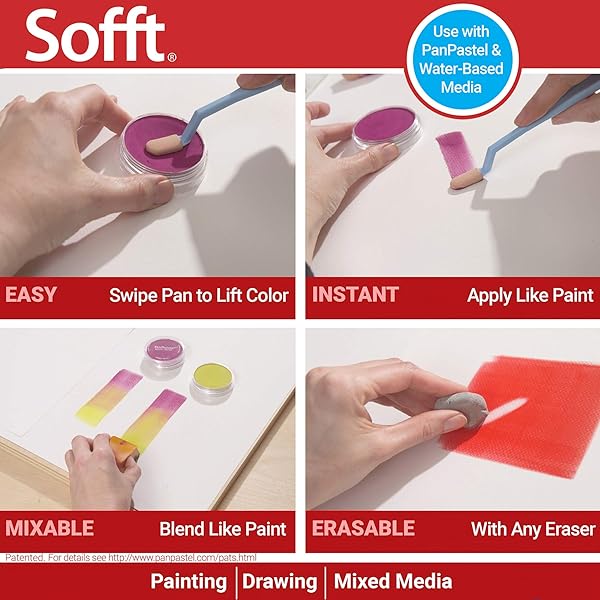 PanPastel PanPastel Sofft Tools: 40 Mixed Sponge Covers for Professional Artists | Golden Quality - View 8 of 8