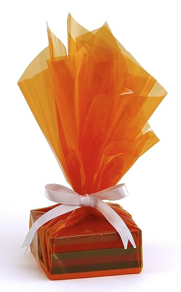 Hygloss Hygloss Cellophane Roll 20 Inch x 5 Feet Orange Perfect for Crafts Gifts and Baskets - View 2 of 6