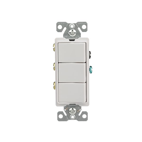 Eaton Buy Eaton 7729W-SP 15-Amp Decorator Heavy Duty Single-Pole Switch - White, Durable & Reliable