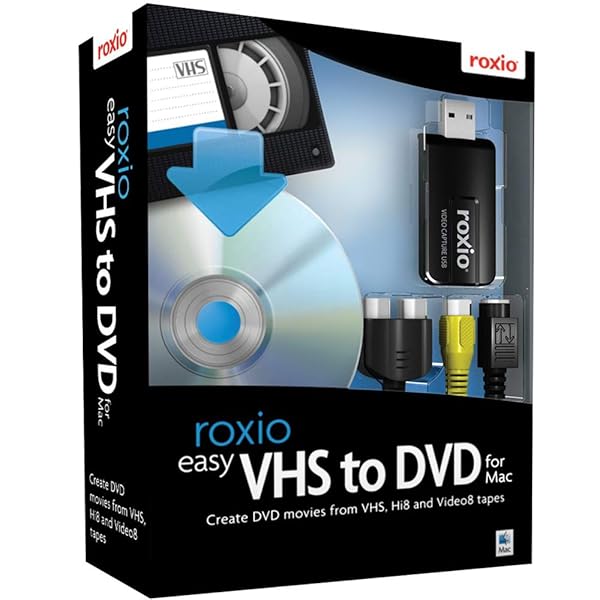 Corel Roxio Easy VHS to DVD for Mac: Convert VHS, Hi8 & V8 to Digital Easily - View 3 of 11