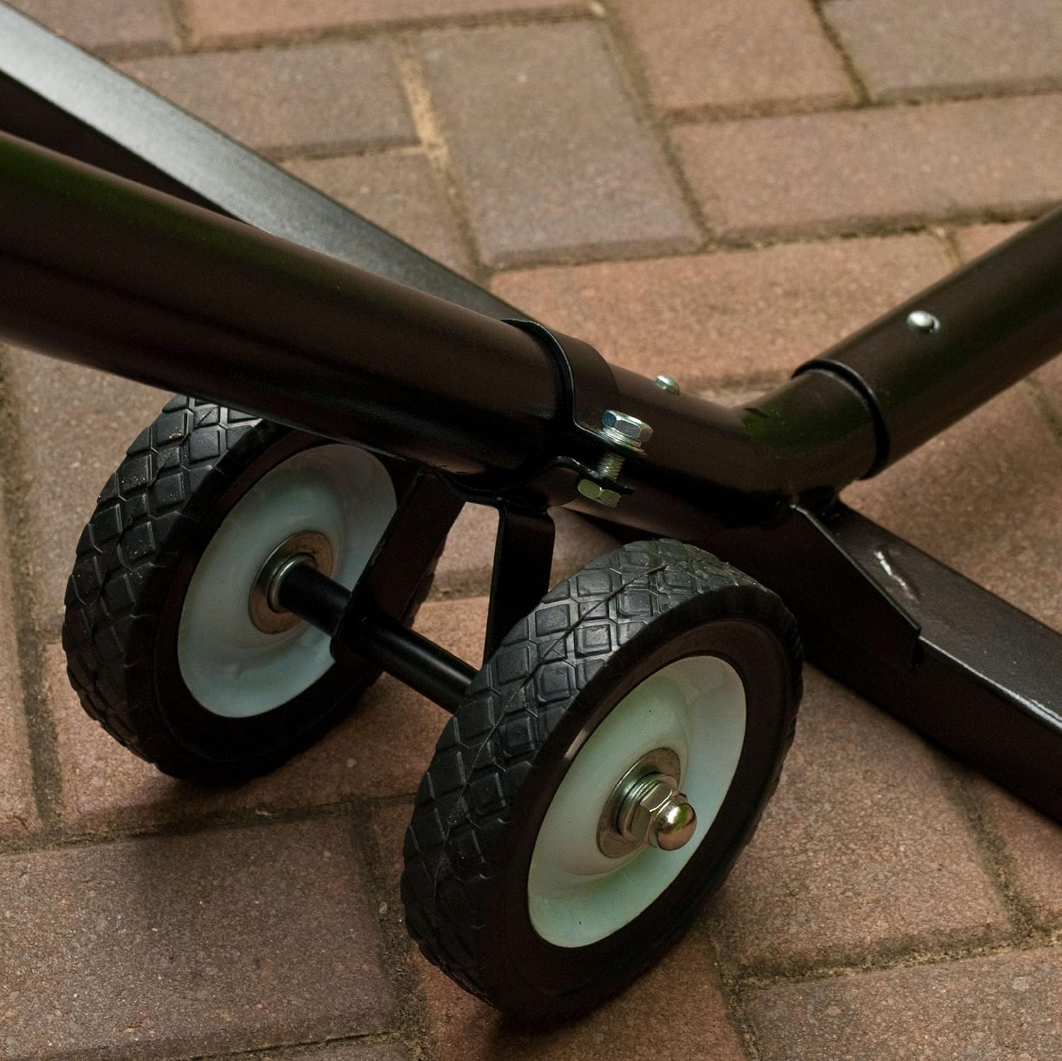 Algoma Net Company Algoma 7809BL Wheel Kit for 4780 Hammock Stand Black Durable Easy Mobility - View 3 of 6