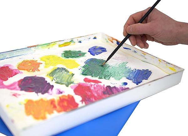 Masterson Masterson Artist Palette Seal 12x16 - Airtight Container for Oil & Acrylic Paint, Keeps Wet Paint Fresh, Made in USA - View 8 of 8