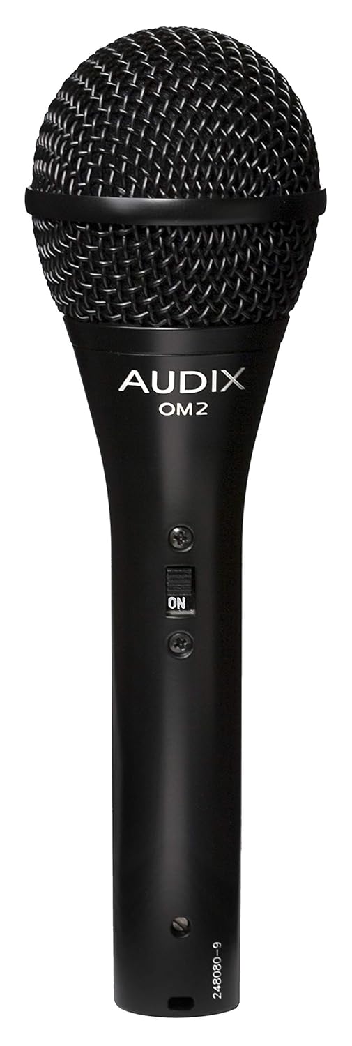 AUDIX Audix OM2s Hypercardioid Dynamic Vocal Microphone for Professional Sound Quality and Performance - View 2 of 3