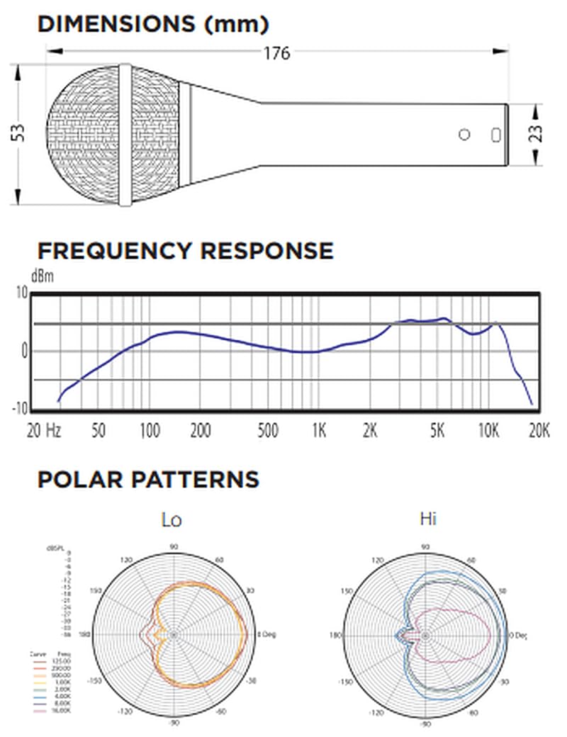 AUDIX Audix OM2s Hypercardioid Dynamic Vocal Microphone for Professional Sound Quality and Performance - View 3 of 3