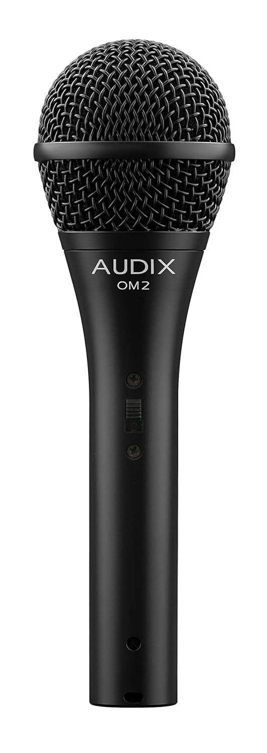AUDIX Audix OM2s Hypercardioid Dynamic Vocal Microphone for Professional Sound Quality and Performance