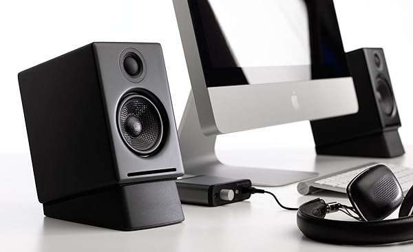 Audioengine Audioengine DS1 Small Angled Speaker Stand for A1, A2+, A2 HD - Perfect Fit & Enhanced Sound - View 3 of 9