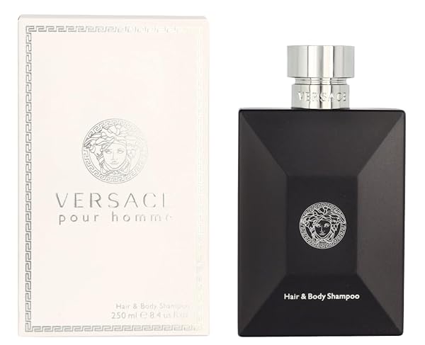 Versace Versace Pour Homme Hair & Body Shampoo for Men 8.4 oz - Luxurious Cleanse & Fragrance