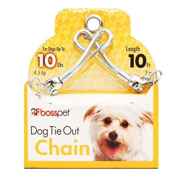 Boss Pet 10 Foot Small Dog Swivel Chain Tie Out by Boss Pet Products Durable Pet Supplies 53010 - View 3 of 3