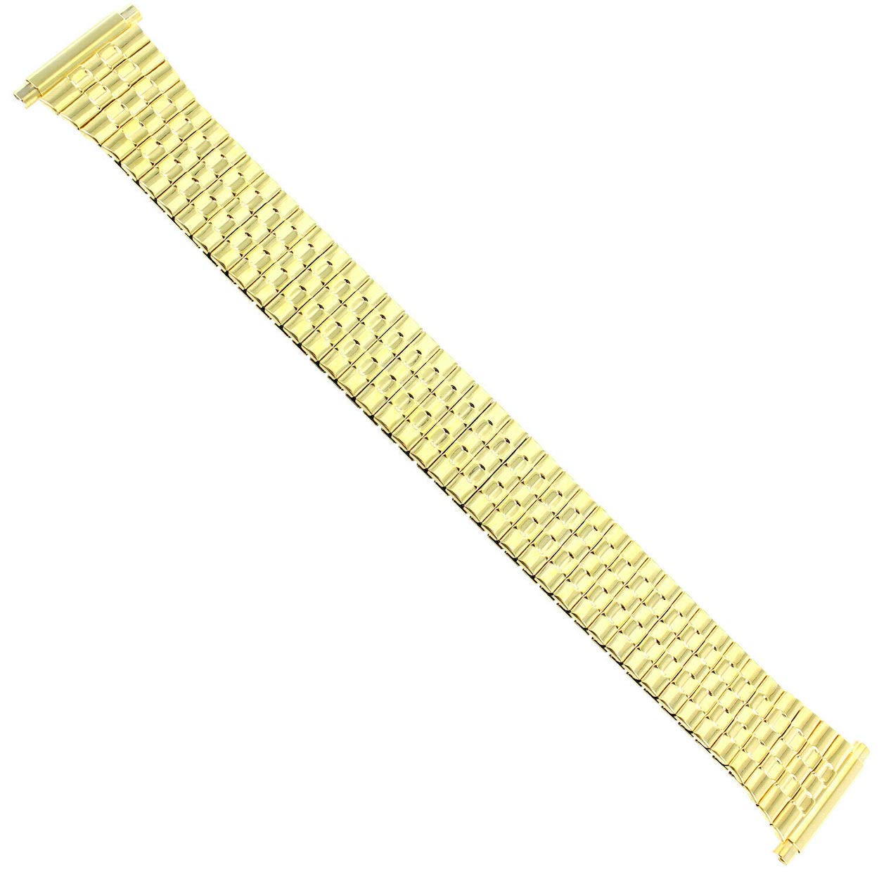 Speidel Twist-O-Flex Expansion Stretch Gold Tone Watchband 18mm to 23mm Adjustable Fit