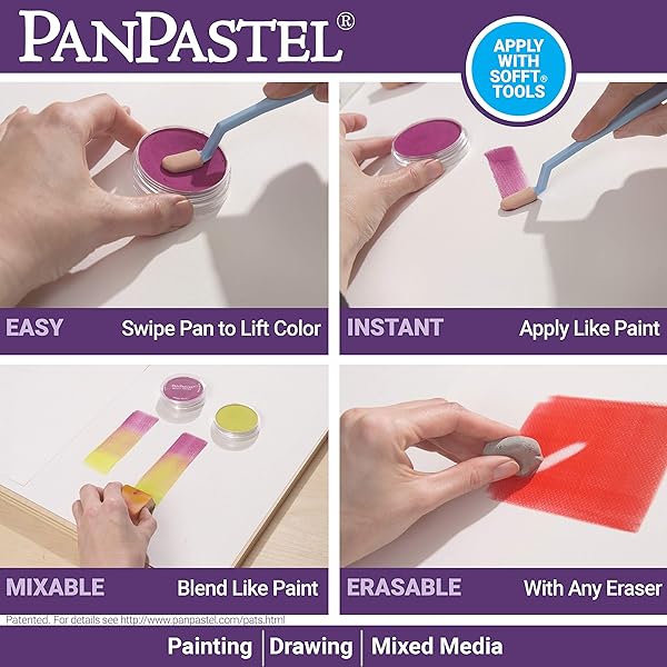 PanPastel PanPastel Extra Darks Set: 20 Vibrant Colors & Sofft Tools for Artists - View 8 of 8