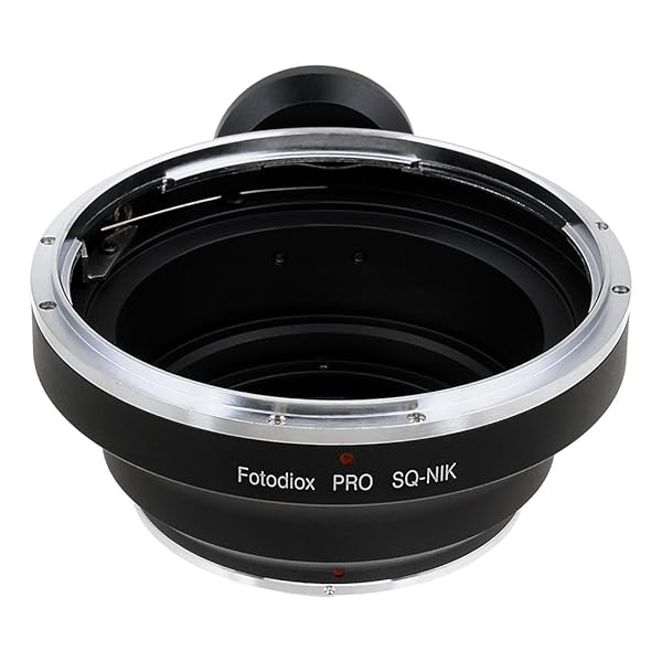 Fotodiox Pro Lens Mount Adapter: Bronica SQ to Nikon F-Mount for SLR/DSLR Cameras