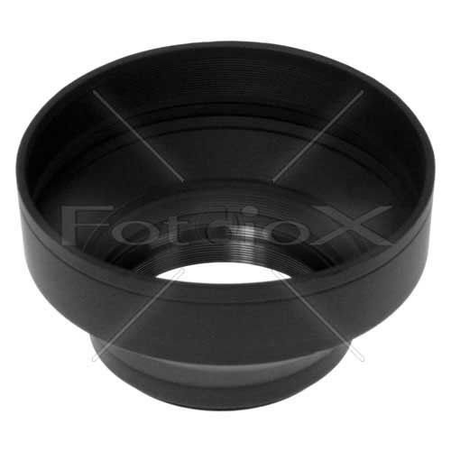 Fotodiox Fotodiox 49mm 3-Section Rubber Lens Hood & Sun Shade for Superior Photography - View 2 of 5