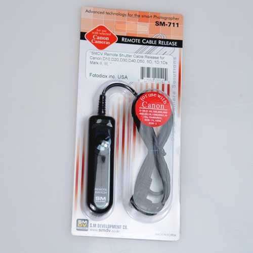 SMDV SMDV Remote Shutter Release Cable for Canon EOS 1D, 5D, 7D - Compatible with RS80N3 - View 5 of 5