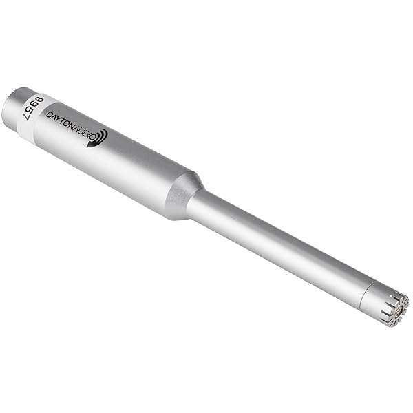 Dayton Audio Dayton Audio EMM-6 Omnidirectional Microphone: Precision Calibration for Room Acoustics & Audio Measurement