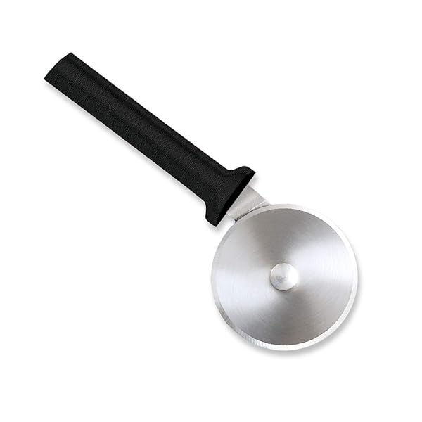 RADA Rada Cutlery Pizza Cutter: 3-Inch Stainless Steel Wheel with Black Resin Handle