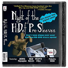 DISC SOX DiscSox HiDef Pro Sleeves 25 Pack for Ultimate Protection and Storage of Your Discs