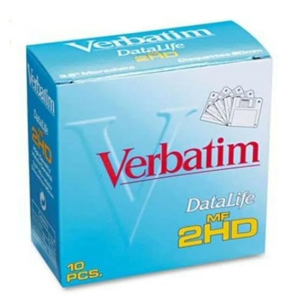 "Verbatim DataLife 3.5" Microdisks MF-2HD - 10 High Density Diskettes Pack for Reliable Storage"
