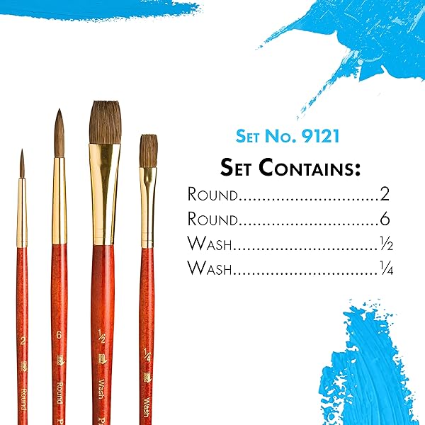 Princeton Princeton RealValue Red Paintbrush: Perfect for Artists & DIY Projects - View 5 of 9